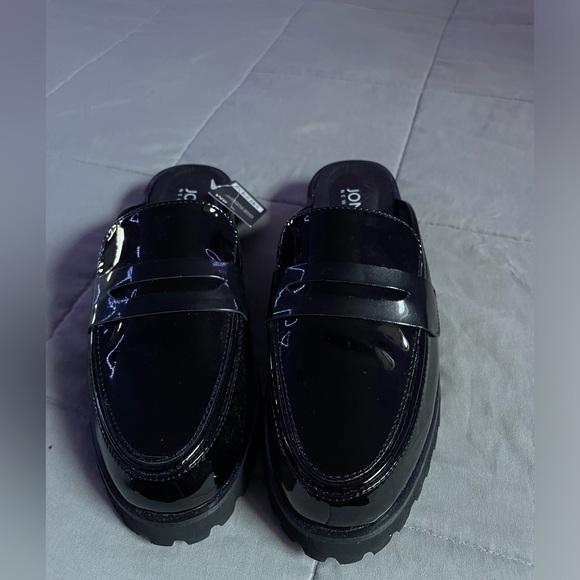 NWT JONES NEW YORK Prizely Mule Flat Loafers Size 8 (W) Black - Picture 2 of 11